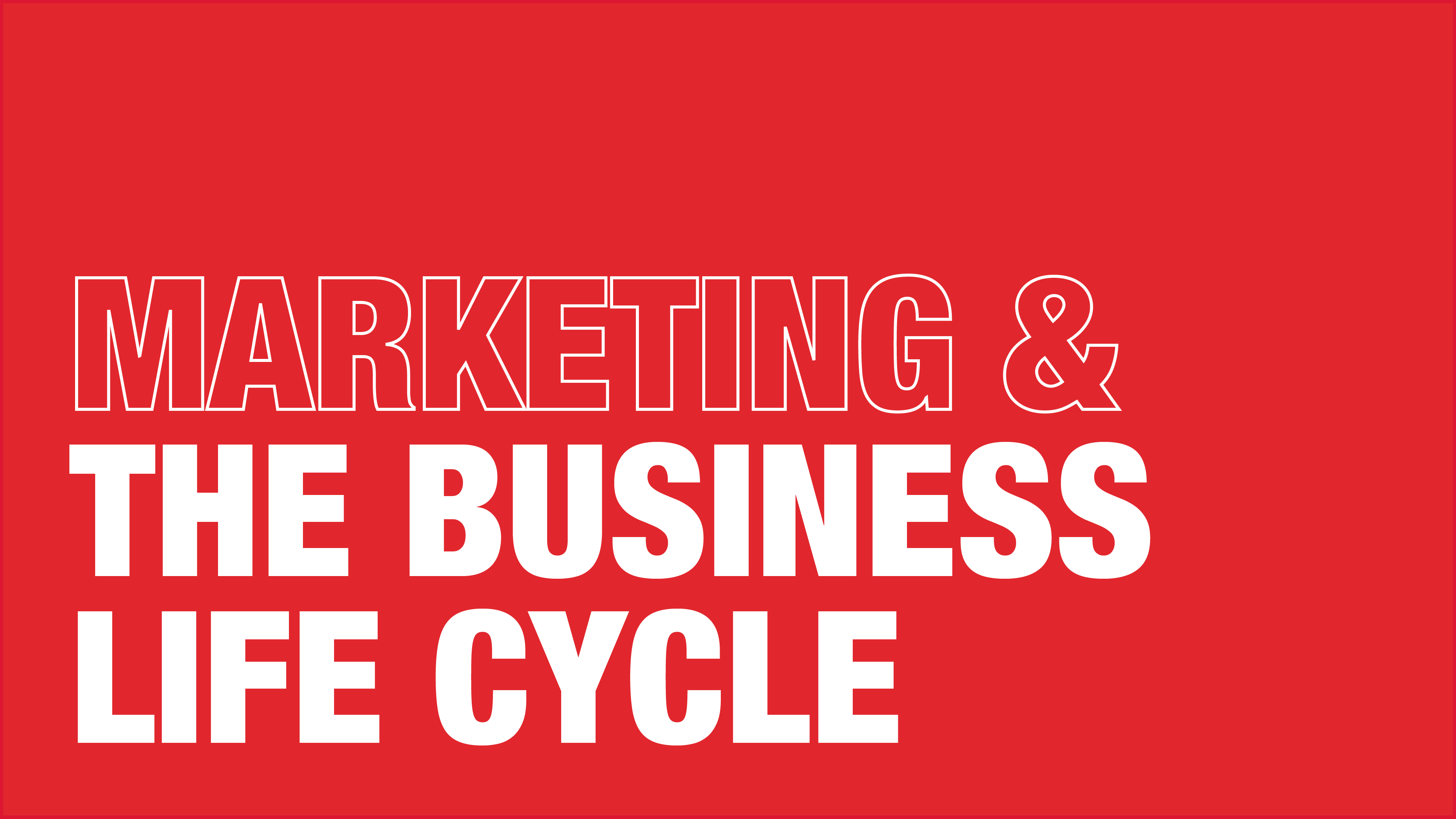 Marketing & The Business Life Cycle - Manraj Ubhi