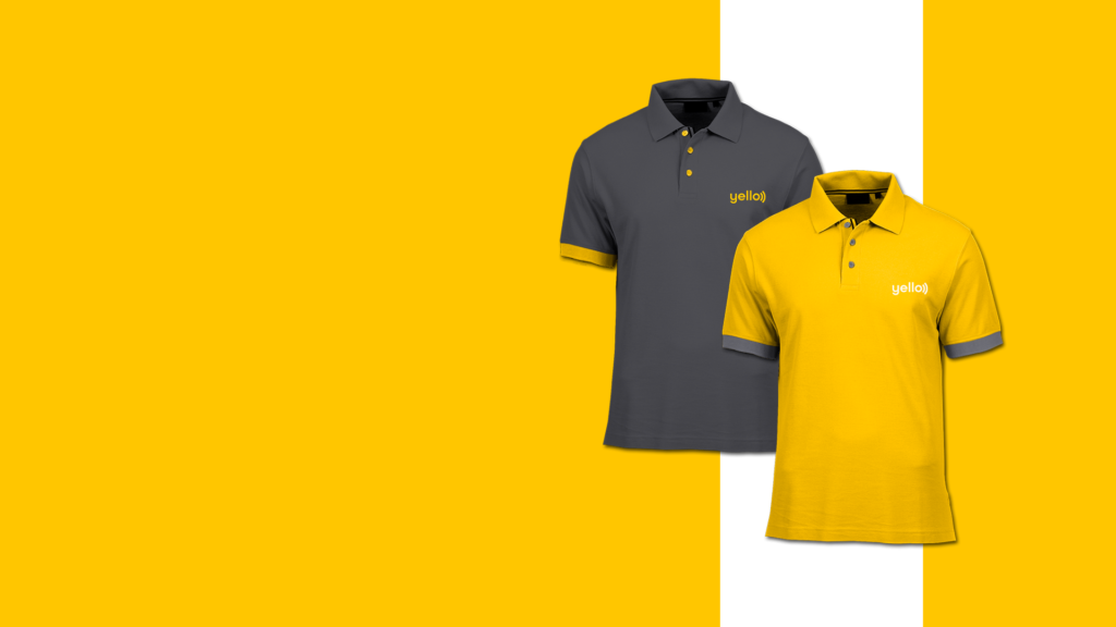 yello telecommunications - clothing - polo shirts - Manraj Ubhi