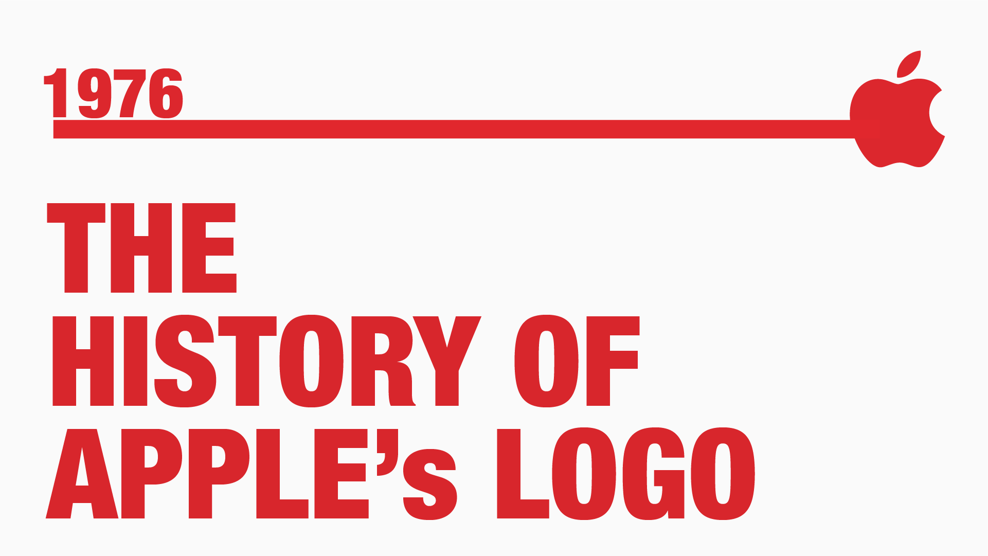 The History of Apples Logo - Manraj Ubhi